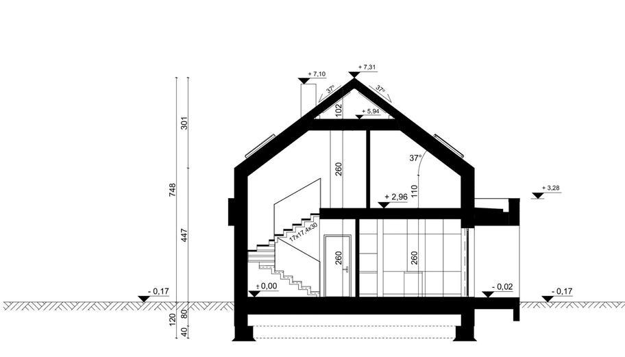 Projekt domu SP034 energo