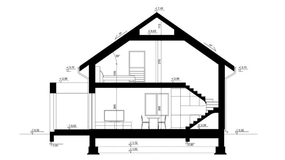Projekt domu SP035 energo