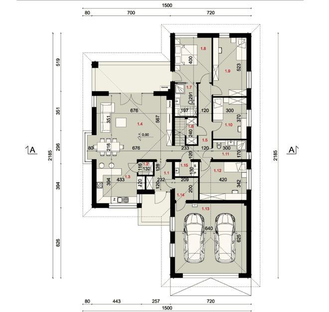 Projekt domu SP036 energo