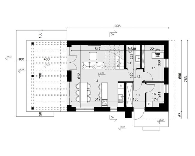 Projekt domu SP040/1 energo