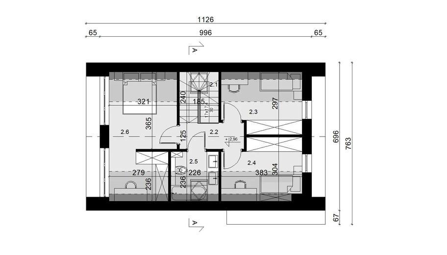 Projekt domu SP040/1 energo