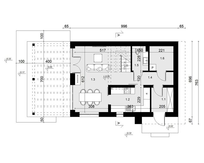 Projekt domu SP040 energo