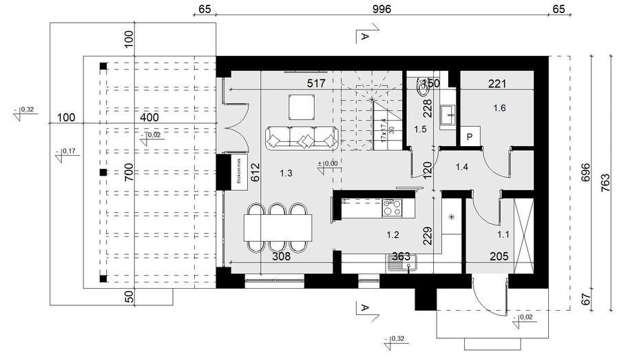 Projekt domu SP040 energo