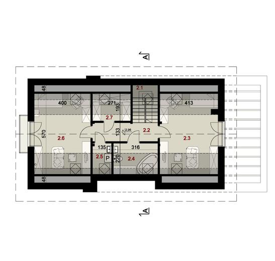 Projekt domu SP043 energo
