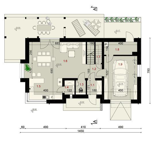 Projekt domu SP044/1 energo