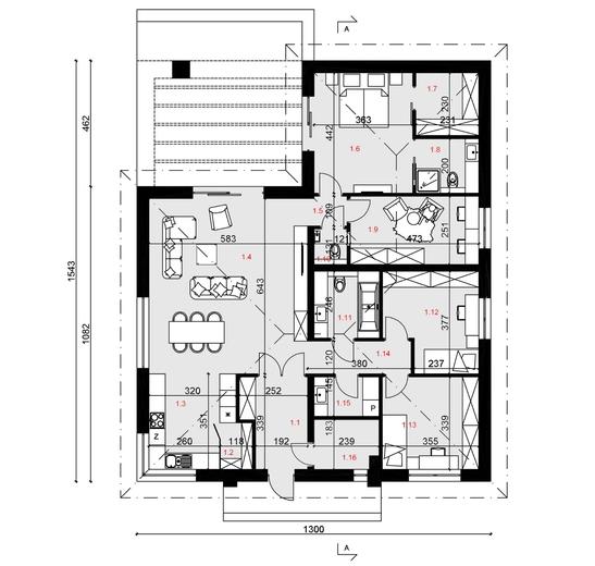 Projekt domu SP045 energo