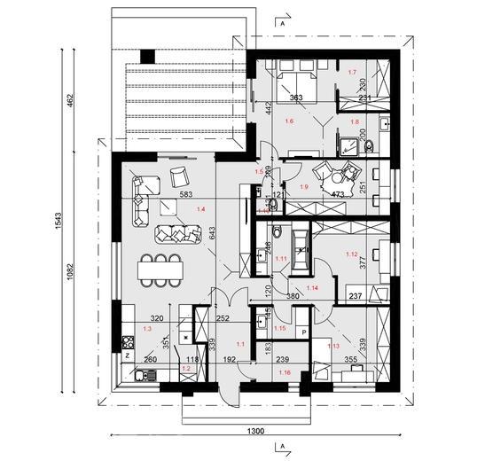 Projekt domu SP045 energo
