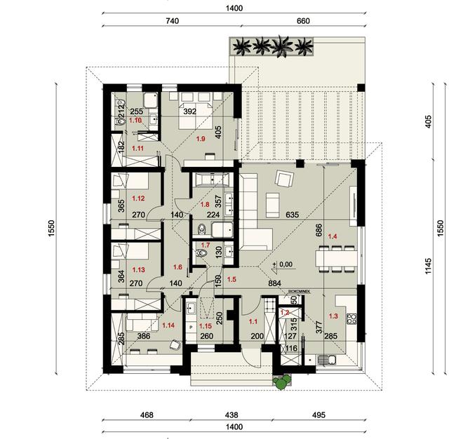 Projekt domu SP049 energo