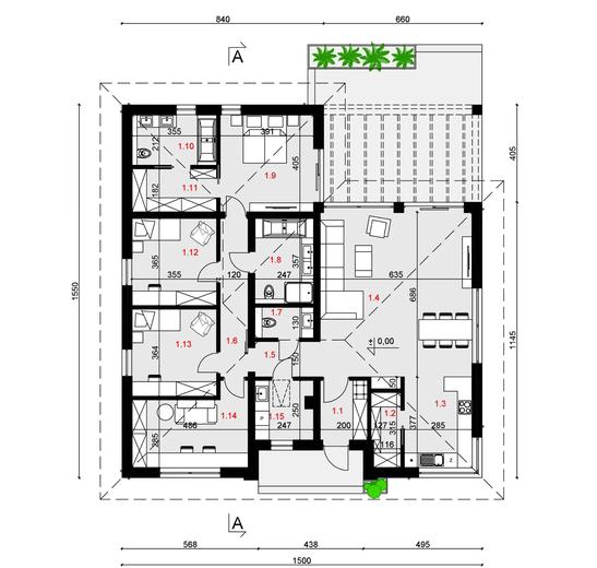 Projekt domu SP049/1 energo