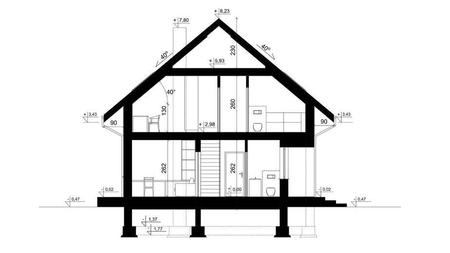 Projekt domu SP050 energo