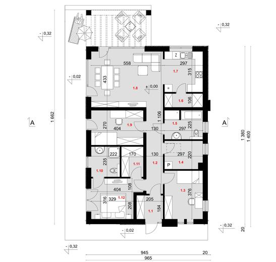 Projekt domu SP051 energo