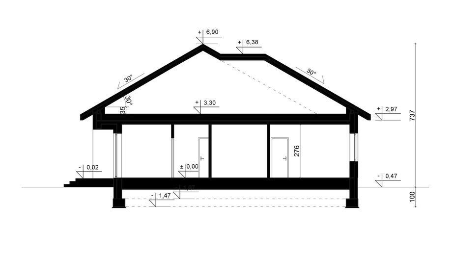 Projekt domu SP060/1 energo