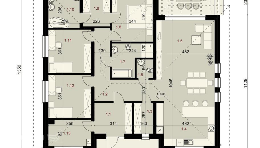 Projekt domu SP060/2 energo