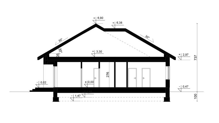 Projekt domu SP060/2 energo