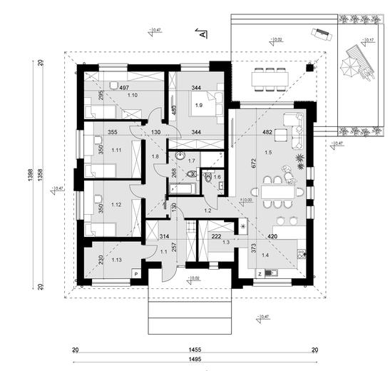 Projekt domu SP071 energo