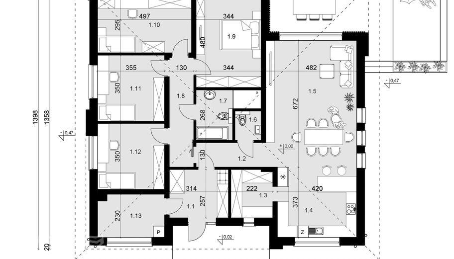 Projekt domu SP071 energo