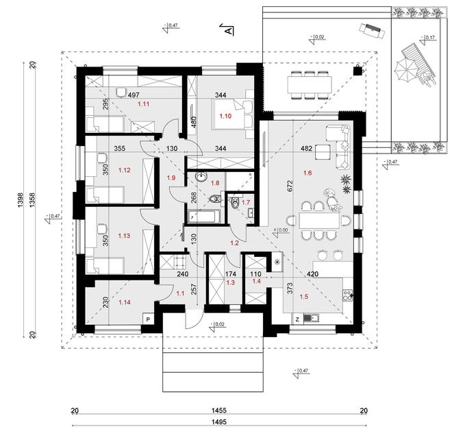 Projekt domu SP071/1 energo