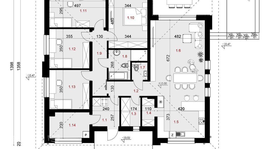 Projekt domu SP071/1 energo