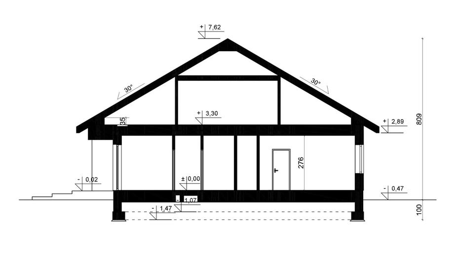 Projekt domu SP071/1 energo