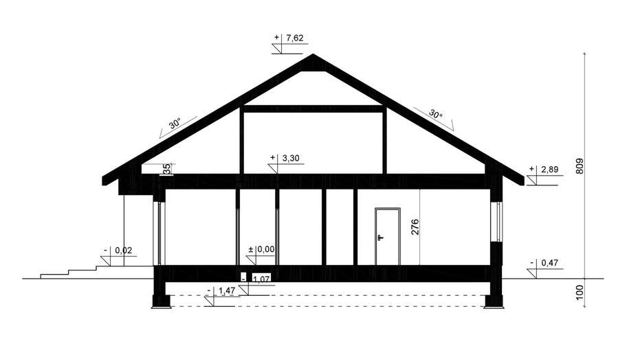 Projekt domu SP071/1 energo