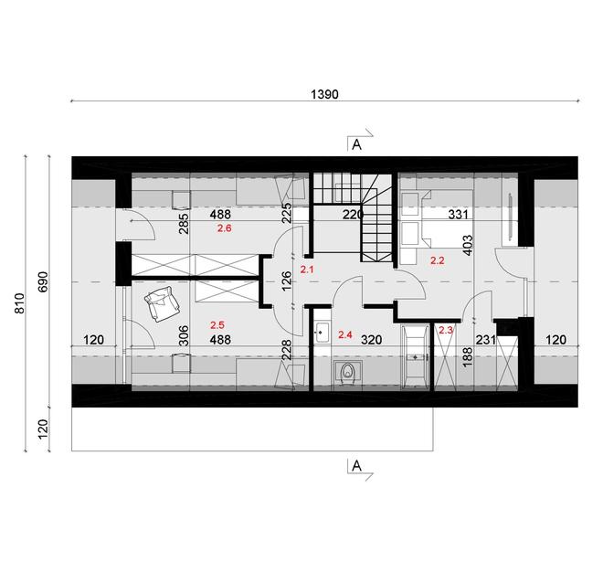 Projekt domu SP072/2 energo