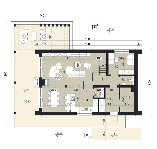 Projekt domu SP074 energo