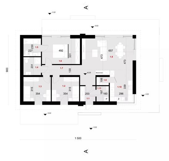 Projekt domu SP084 energo
