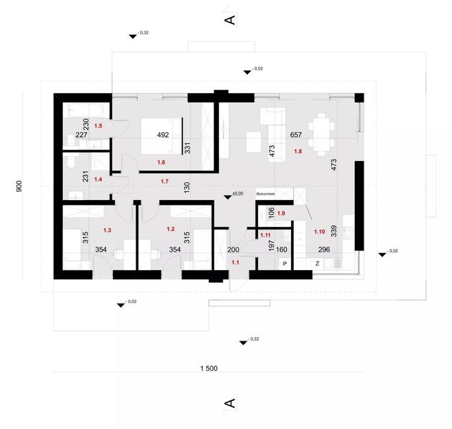 Projekt domu SP084 energo