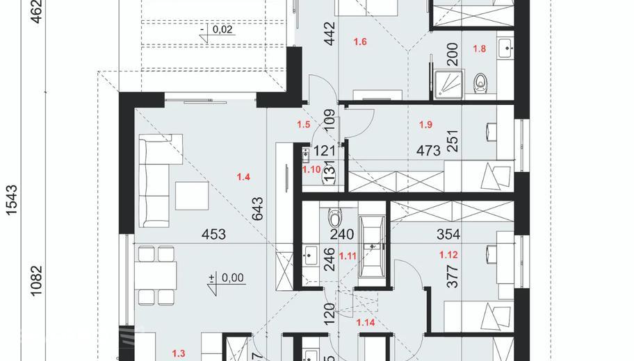 Projekt domu SP085 energo