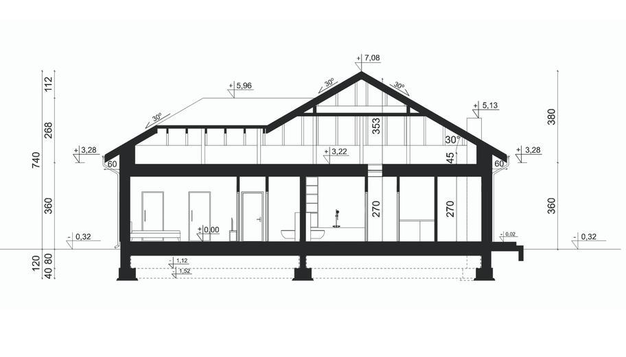 Projekt domu SP085 energo