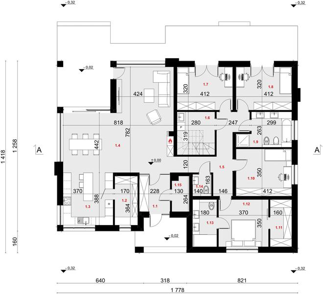 Projekt domu SP086 energo