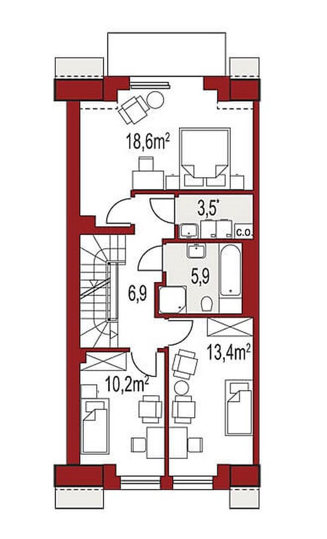 Diana B segment lewy