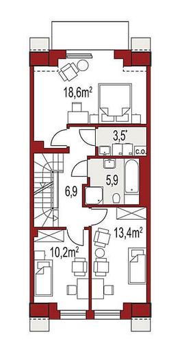 Diana B segment środkowy