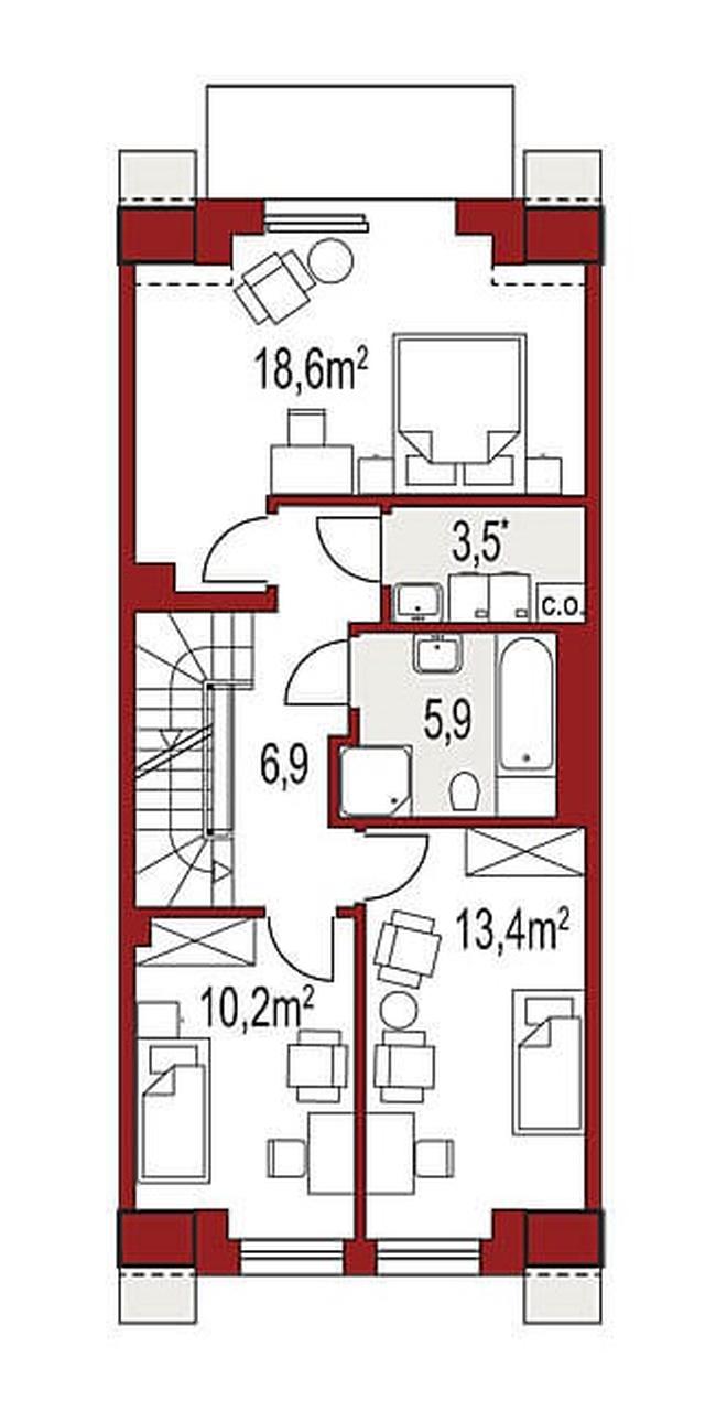 Diana B segment środkowy