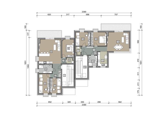 Cris  (wielolokalowy/ bliźniak)