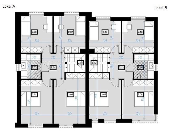 Projekt domu AI03 (bliźniak)