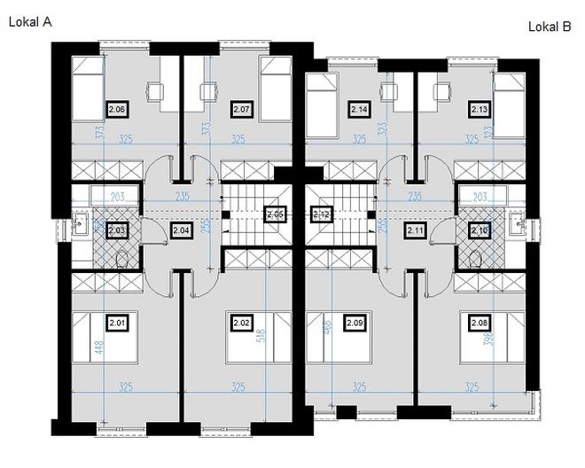 Projekt domu AI03 (bliźniak)