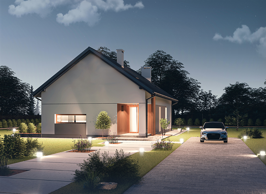 Projekt domu Murator Z widokiem na gwiazdy pa