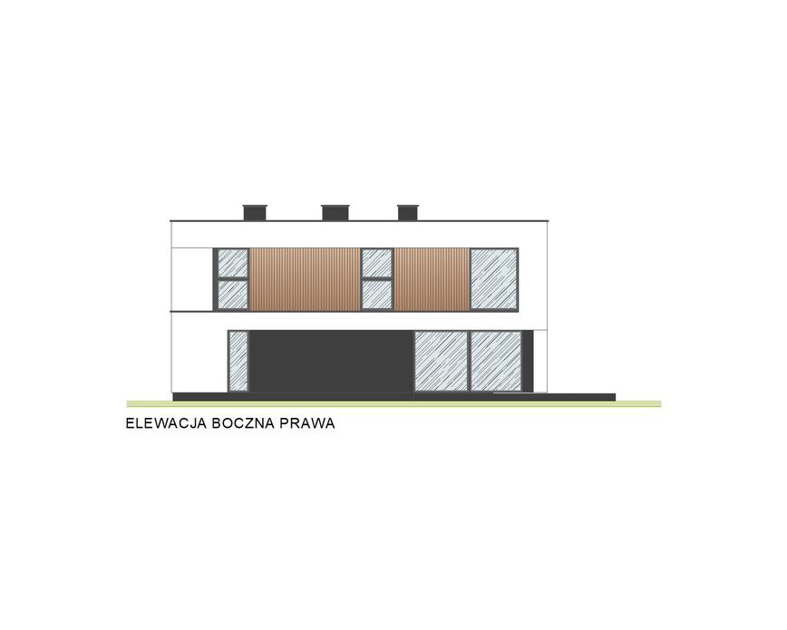 Projekt domu A20 (dwulokalowy / bliźniak)