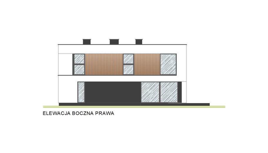 Projekt domu A20 (dwulokalowy / bliźniak)