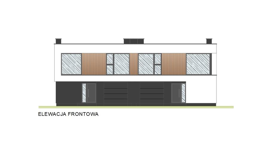 Projekt domu A20 (dwulokalowy / bliźniak)
