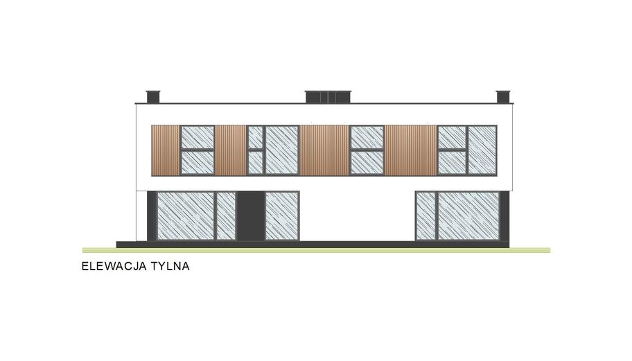 Projekt domu A20 (dwulokalowy / bliźniak)