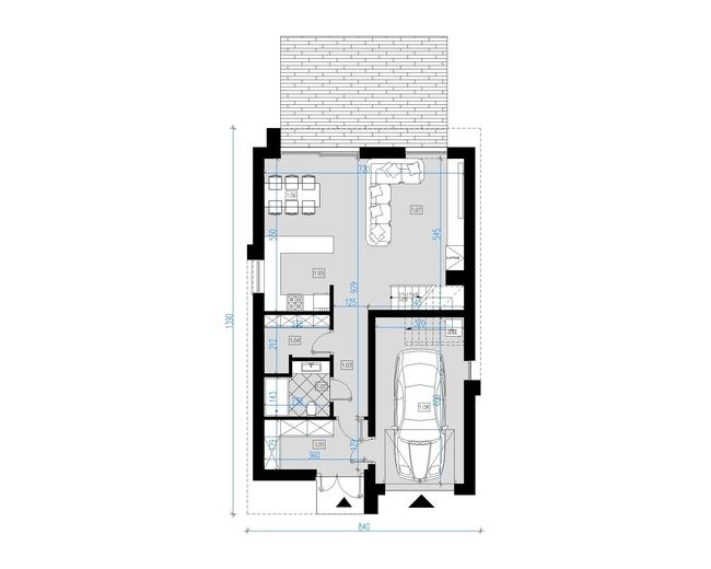 Projekt domu A21