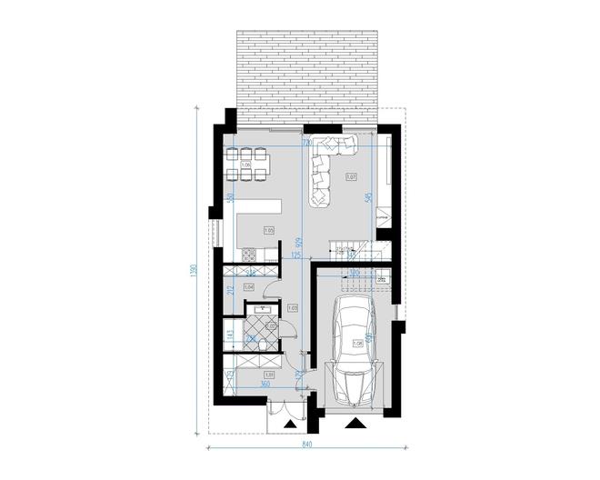 Projekt domu A21