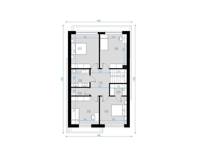 Projekt domu A21