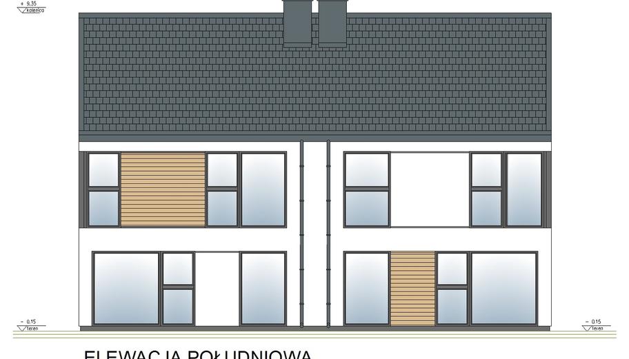Projekt domu A22 (bliźniak)