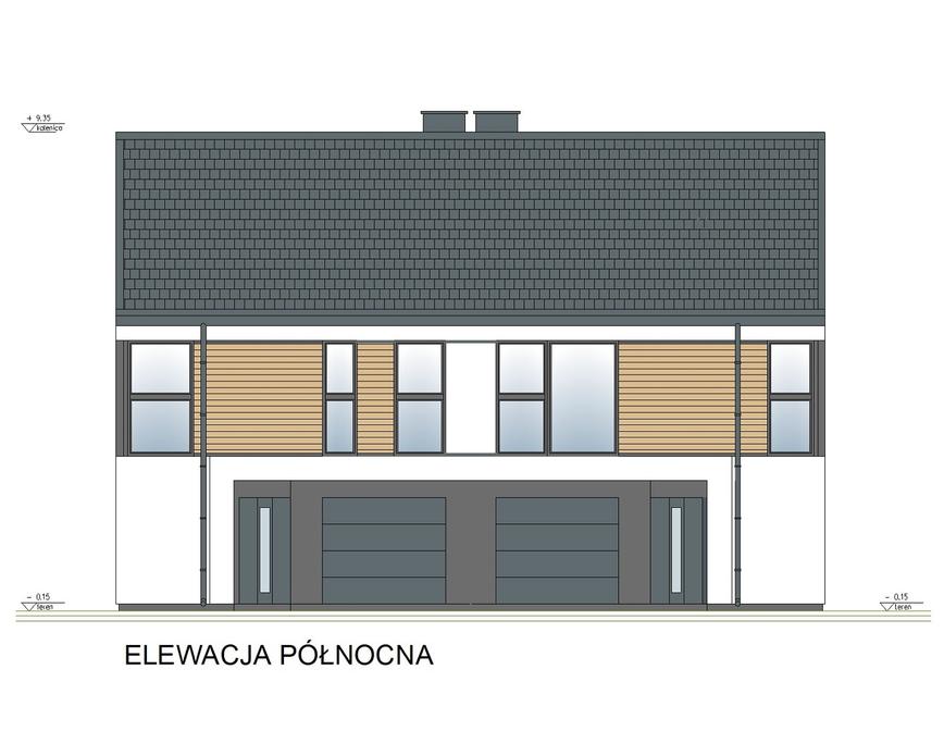 Projekt domu A22 (bliźniak)