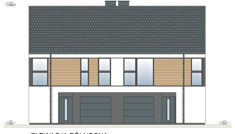 Projekt domu A22 (bliźniak)