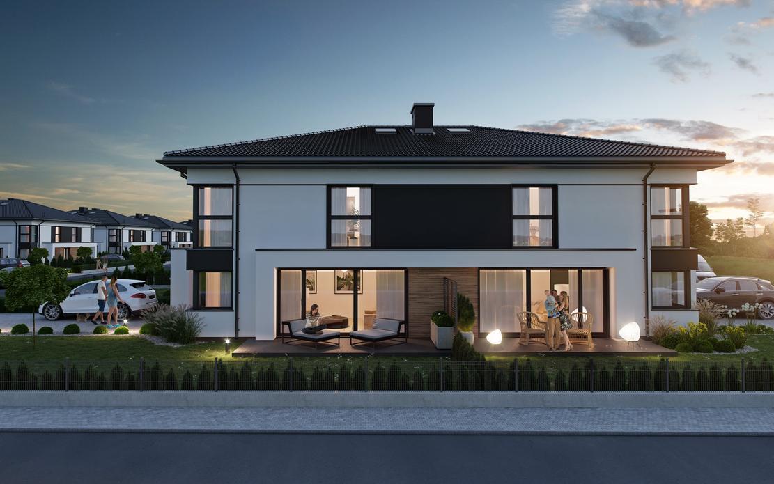 Projekt domu AI07  (czterolokalowy)