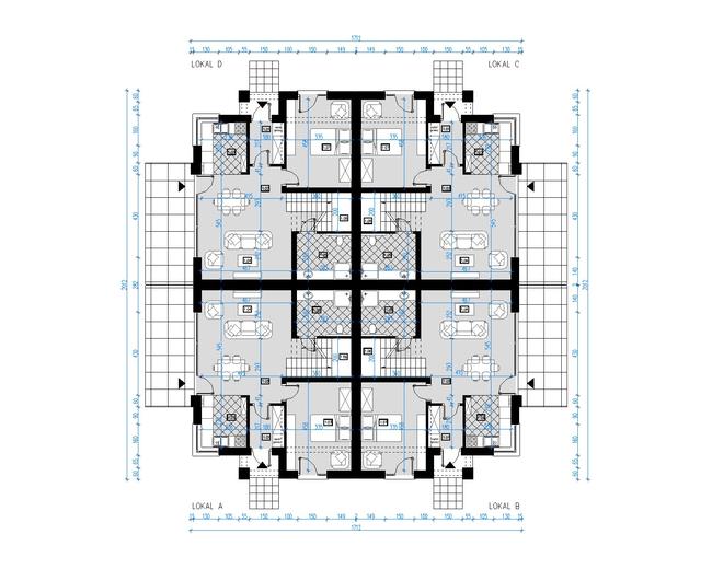Projekt domu AI07  (czterolokalowy)